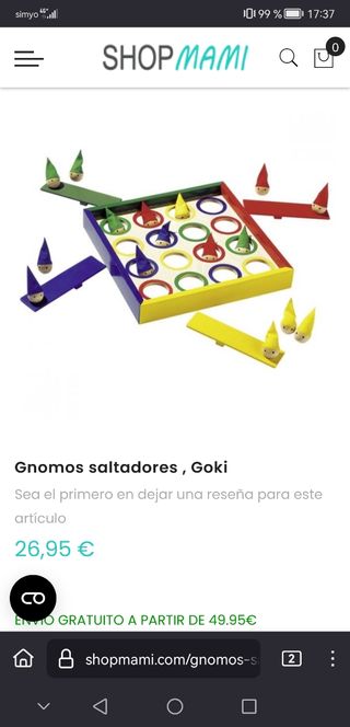 Juego gnomos saltarines