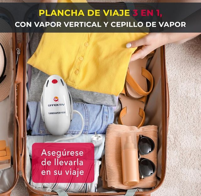 Plancha vapor viaje