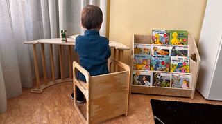 Arco balancín Montessori /mueble infantil "8 en 1"