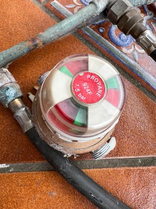 Instalación para gas propano