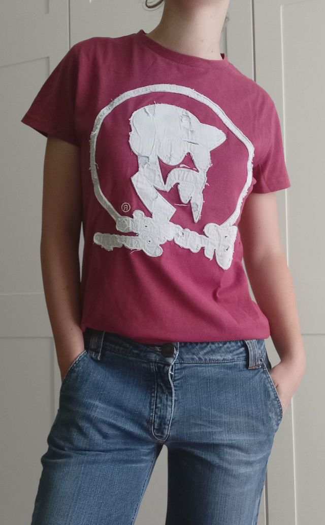 T-shirt Frankie Garage bordeaux logo