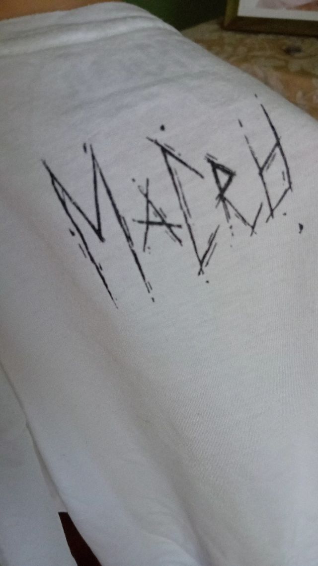 T-shirt stampa joker put on a happy face