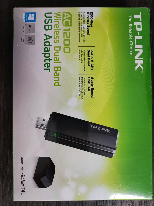 TP-LINK Archer T4U,  adaptador USB, 1200 Mbps.