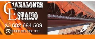 Canalones y bajantes de aluminio