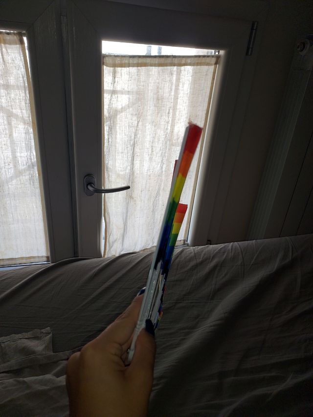 Ventaglio donna multicolore