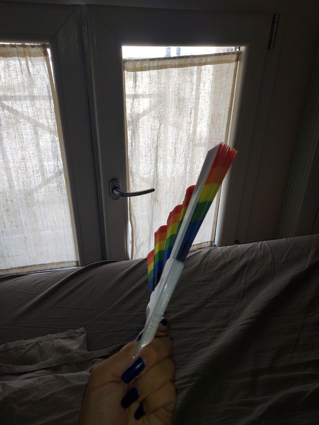 Ventaglio donna multicolore