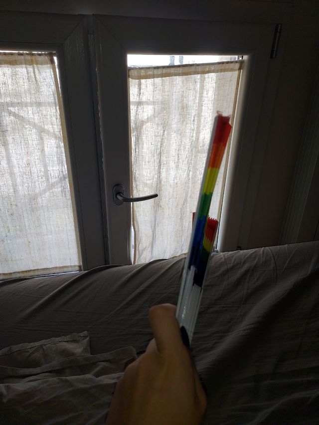 Ventaglio donna multicolore