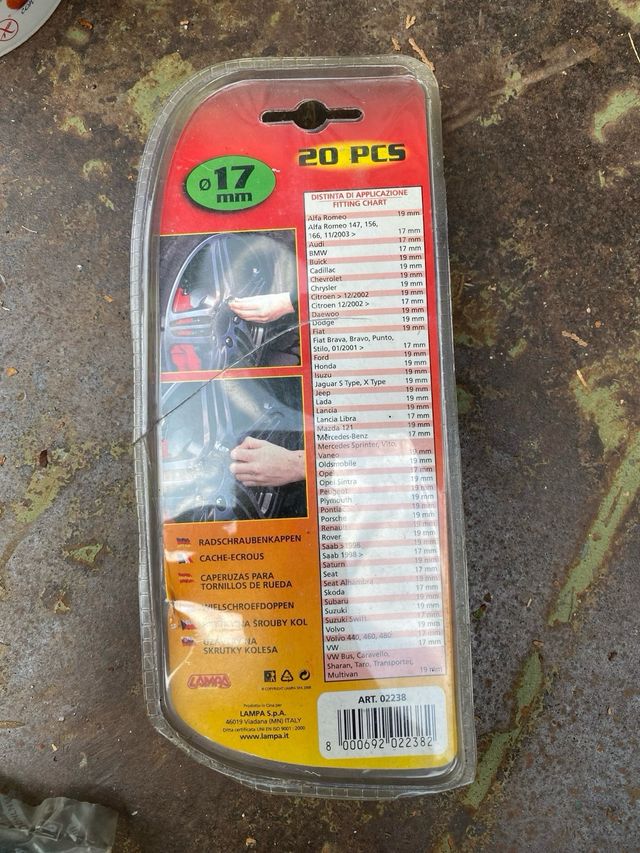 Copribulloni in metallo 