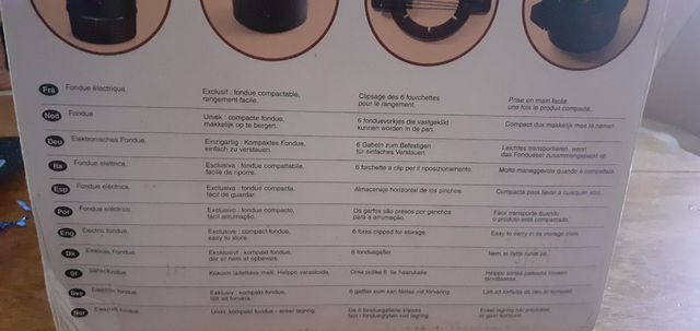 Fundue compacta eléctrica TEFAL