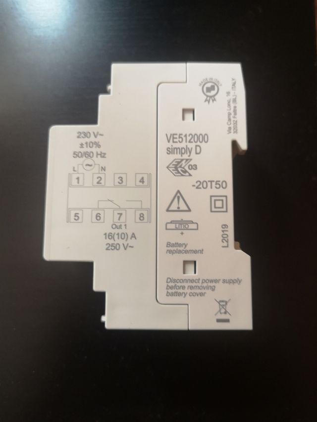 Interruptor horario digital