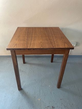 Mesas madera 4 patas