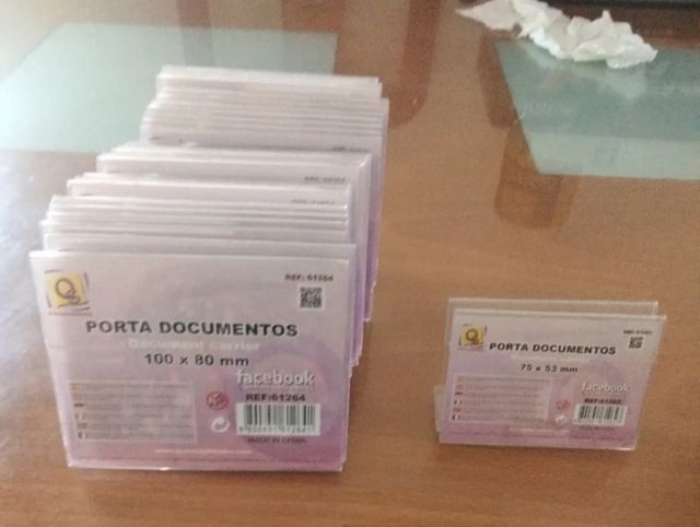 Porta documentos o fotos, marcar precios