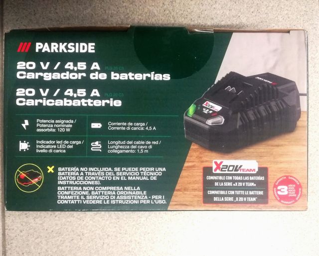 Bateria 4Ah + carregador 4,5ah