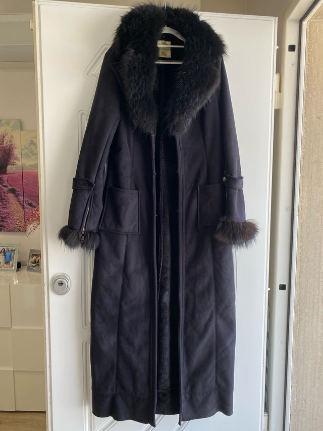 Cappotto donna con pelliccia