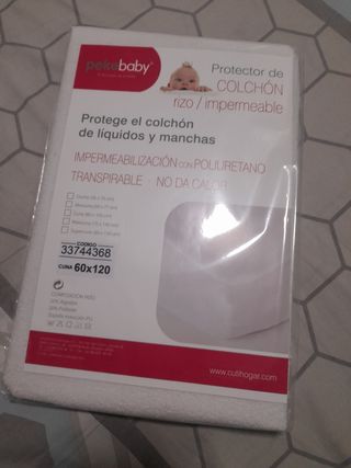 Protege colchon cuna impermeable 60x120