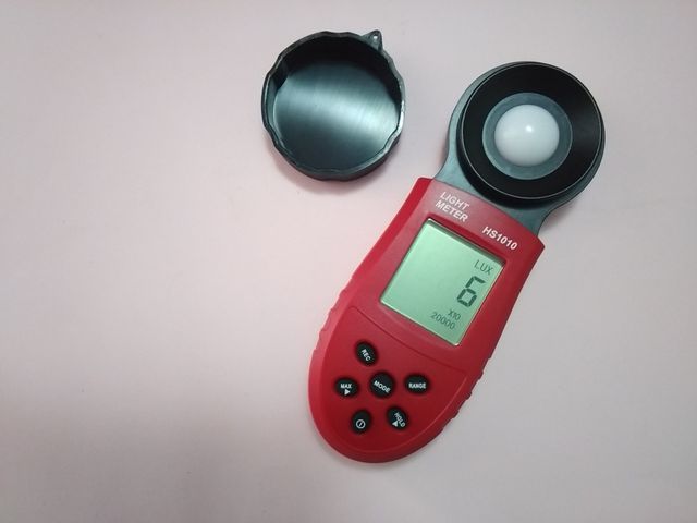 Fotómetro luxímetro luxómetro