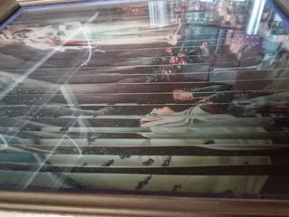 Cuadro santo religioso en tres dimensiones