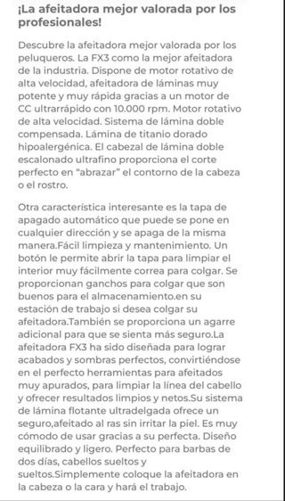 New Shaver Babyliss Pro FXX3S