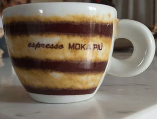 Lotto tazzine caffè bar vintage brandizzate