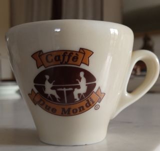 Lotto tazzine caffè bar vintage brandizzate