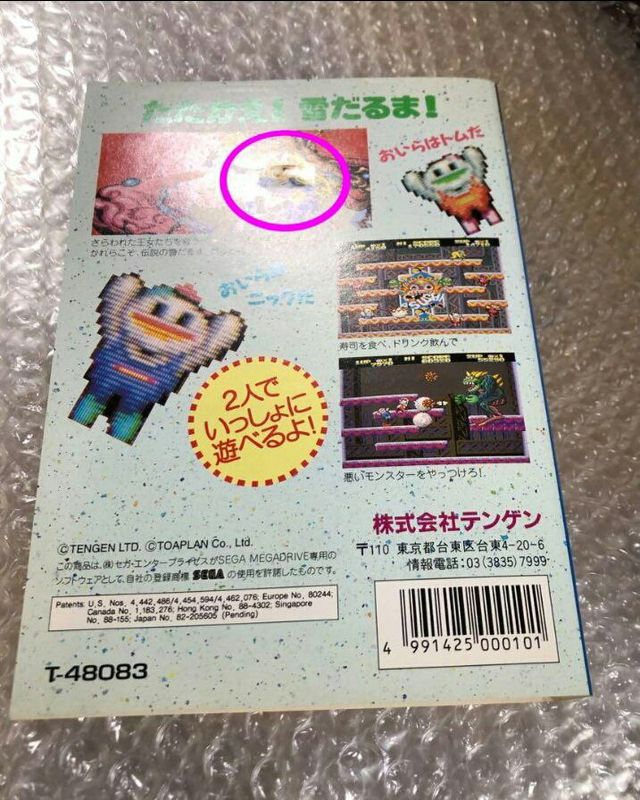 Snow Bros Sega Megadrive