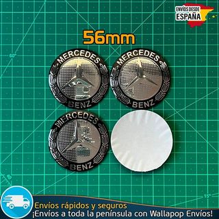 X4 Emblemas Mercedes Benz 56mm Pegatinas Tapacubos