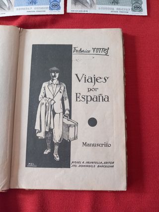 Libro antiguo de viaje.