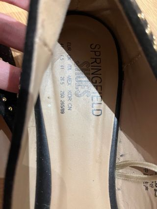 Bailarinas negras de ante. Talla 41.