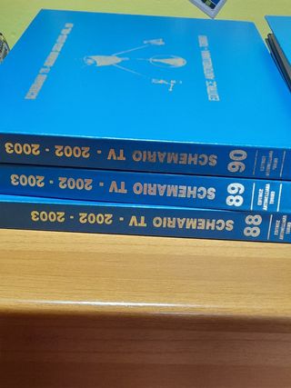 LOTTO DI 7 VOLUMI SCHEMARIO TV VINTAGE