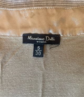 Top dorado lentejuelas Massimo Dutti