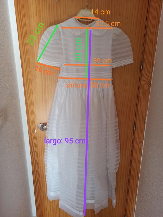 Vestido de comunión de niña