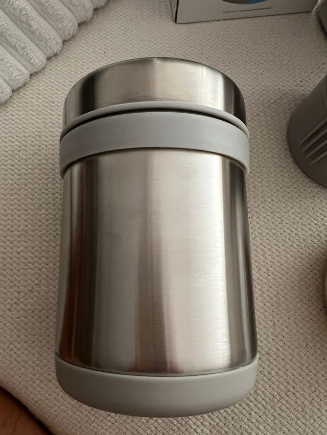 Termo de acero con bolsa