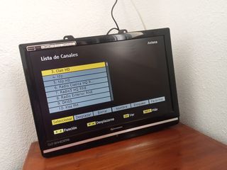 TV de 19 pulgadas HDMI con base para colgar