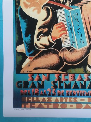 ARTE. SAN SEBASTIÁN. CARTEL .