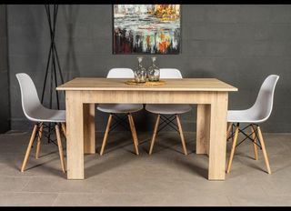 OFERTON!!MESA Y CUATRO SILLAS NORDICAS