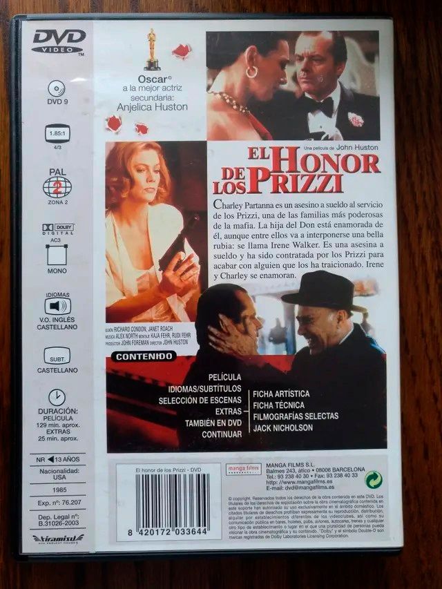 El honor de los Prizzi