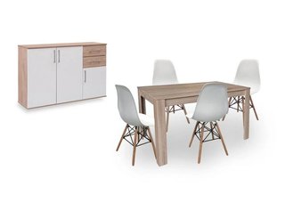 OFERTON PACK MESA COMEDOR + 4 SILLAS + RECIBIDOR I