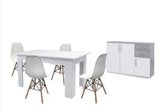 OFERTON PACK MESA COMEDOR + 4 SILLAS + RECIBIDOR I