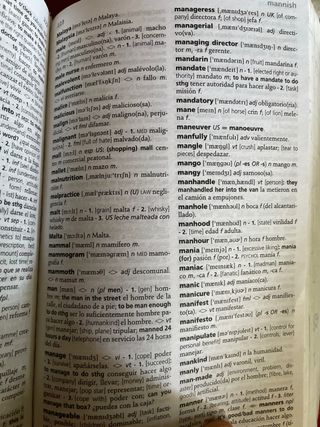 DICCIONARIO LAROUSSE  ESPAÑOL - INGLES