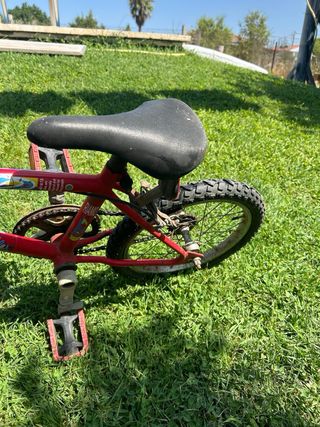 Bicicleta niños roja