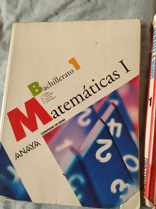 Libros 1 Bachillerato 