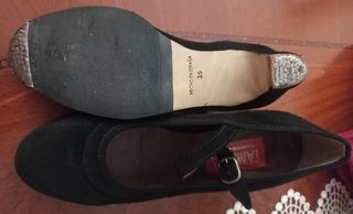 Zapatos tacon baile semiprofesionales 