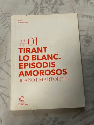 Llibre Tirant lo Blanc episodis amorosos