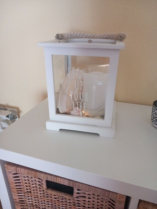 Candelabro vela y luces