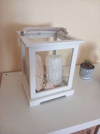 Candelabro vela y luces