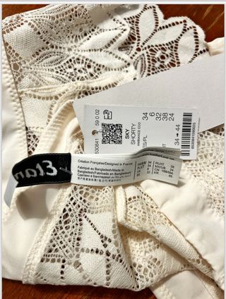 Culotte Etam de encaje gráfico