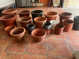 Macetas de plástico 