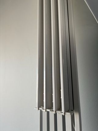 Rieles de cortina de panel japonés.