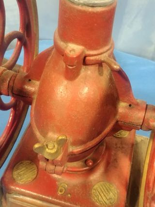 Antiguo Molino de Café de Doble Rueda Elma Nº6