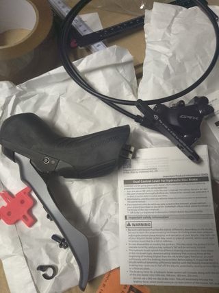freno anteriore sinistro per bici corsa/gravel grx